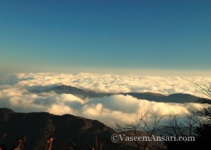 The amazing view of Kanchenjunga